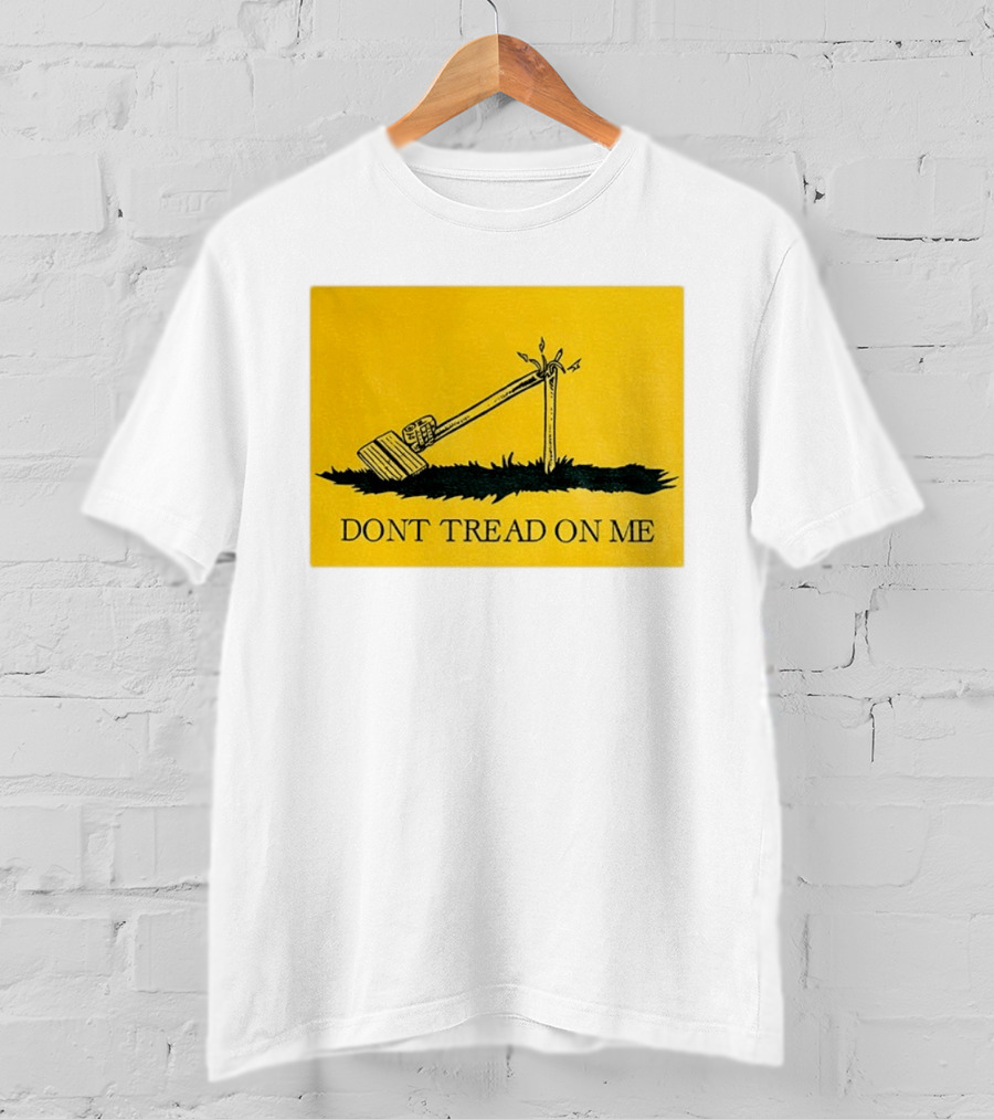 Destroyed Flock Camera Don't Tread On Me T-Shirt