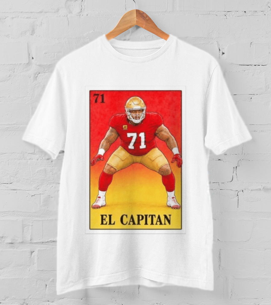 San Francisco 49ers 71 El Capitan Loteria Card NFL Football T-Shirt
