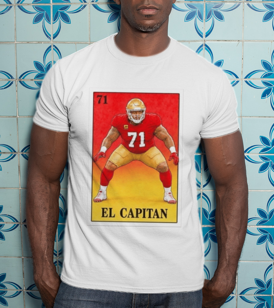 San Francisco 49ers 71 El Capitan Loteria Card NFL Football T-Shirt