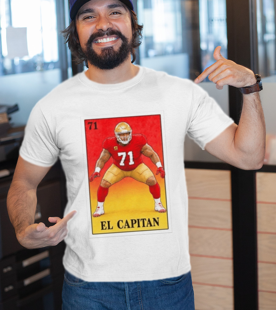 San Francisco 49ers 71 El Capitan Loteria Card NFL Football T-Shirt