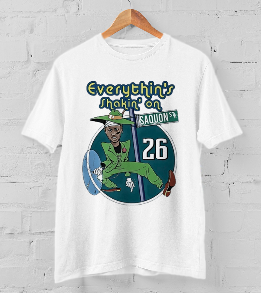 Saquon Barkley Everythin's Shakin' On Saquon St 26 T-Shirt