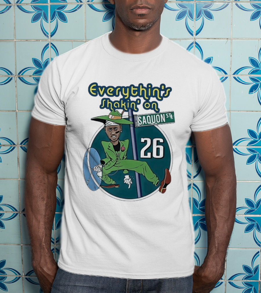 Saquon Barkley Everythin's Shakin' On Saquon St 26 T-Shirt
