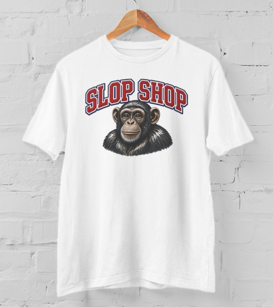 SLOP SHOP Chimpanzee Primate Monkey Animal T-Shirt
