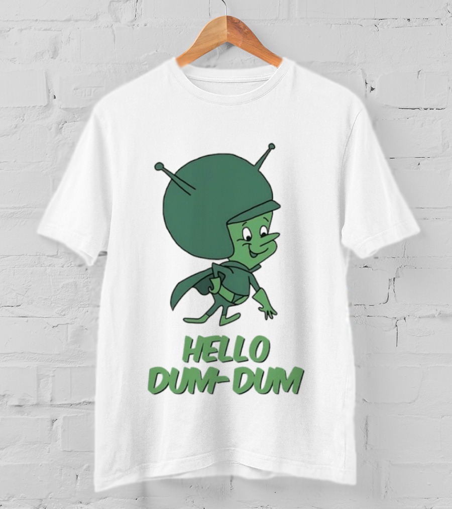 The Great Gazoo Hello Dum Dum Catchphrase The Flintstones Alien T-Shirt