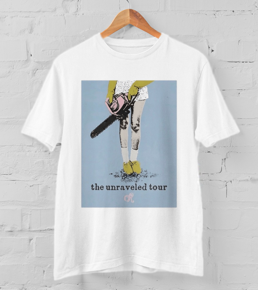 The Unraveled Tour Chainsaw Illustration OR OR Concert Music T-Shirt