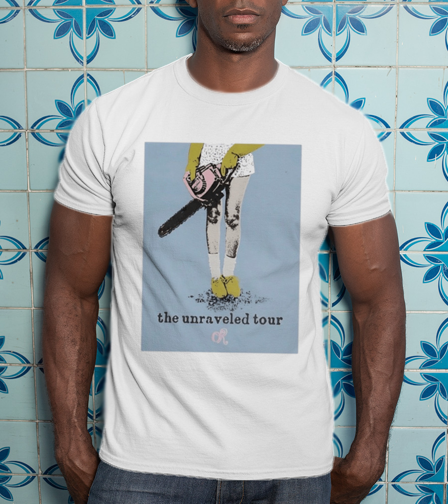 The Unraveled Tour Chainsaw Illustration OR OR Concert Music T-Shirt