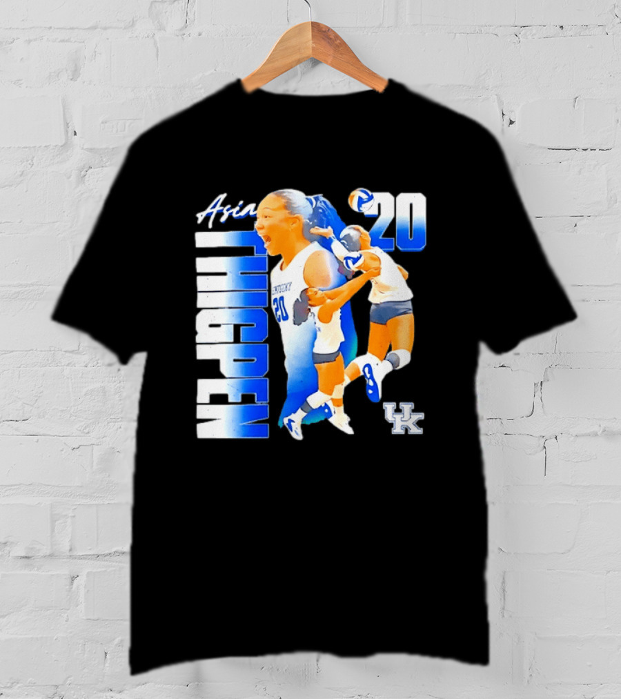 Asia Thigpen Kentucky Volleyball 20 UK Wildcats T-Shirt