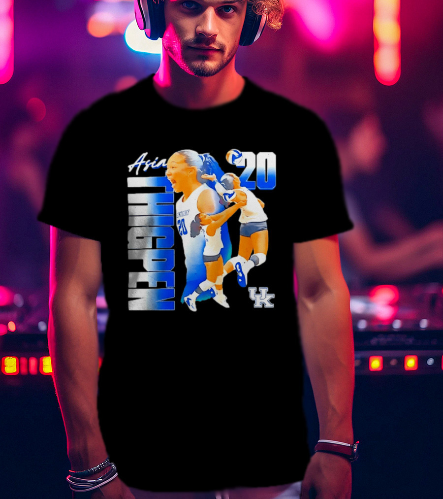 Asia Thigpen Kentucky Volleyball 20 UK Wildcats T-Shirt
