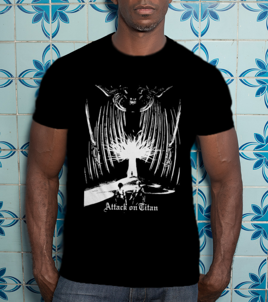 Attack On Titan Paths And Founding Titan Eren Jaeger Yggdrasil Tree T-Shirt