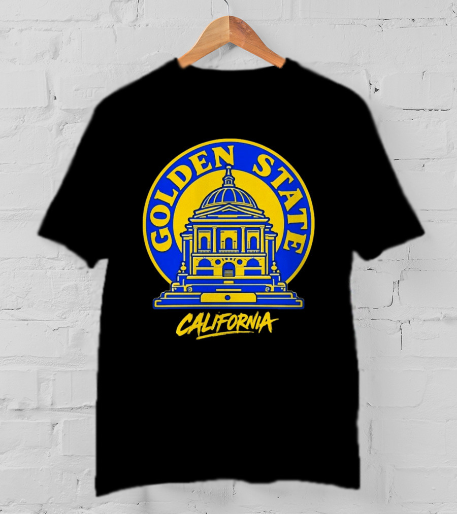 California Golden State Warriors Sportiqe Hometown Gold Blooded Pullover T-Shirt