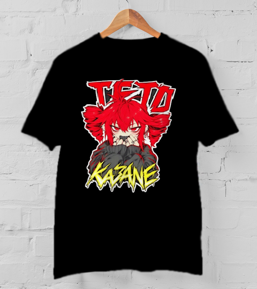 Teto Kasane Vocaloid Anime Manga Character Fan T-Shirt