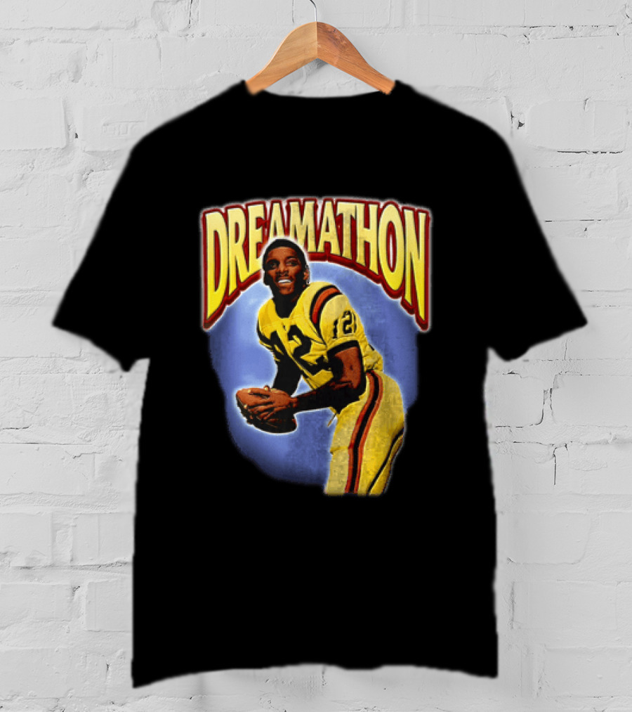 Doug Williams Dreamathon Black Knights 12 Throwing Football T-Shirt