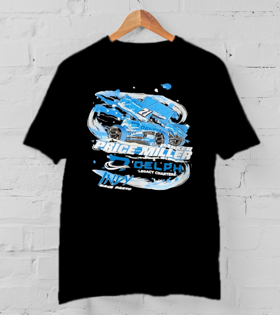 Parker Price Miller Delph Legacy Charters 21 Indy Race Parts Sprint Car T-Shirt