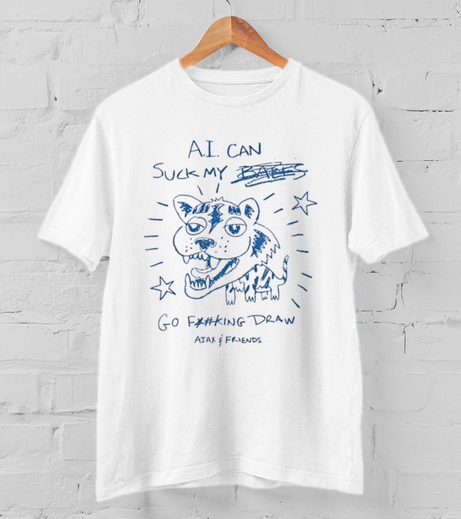 AI Can Suck My Go Fking Draw Ajax And Friends T-Shirt