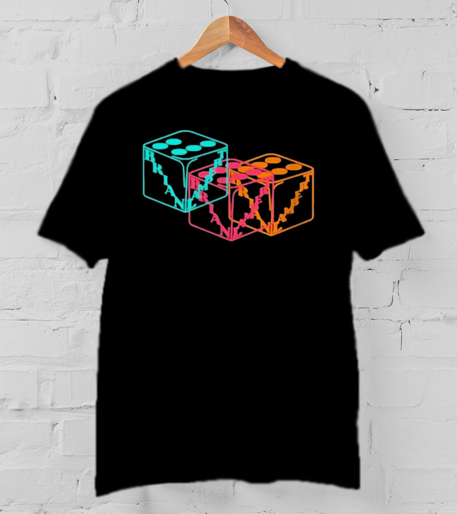 Green Bay Packers Lambert Fiesta Dice Neon Dice T-Shirt