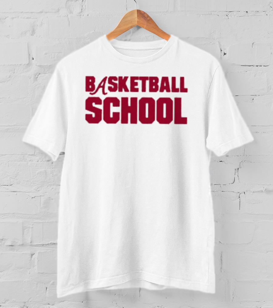 Alabama Crimson Tide Basketball School Basketball School T-Shirt