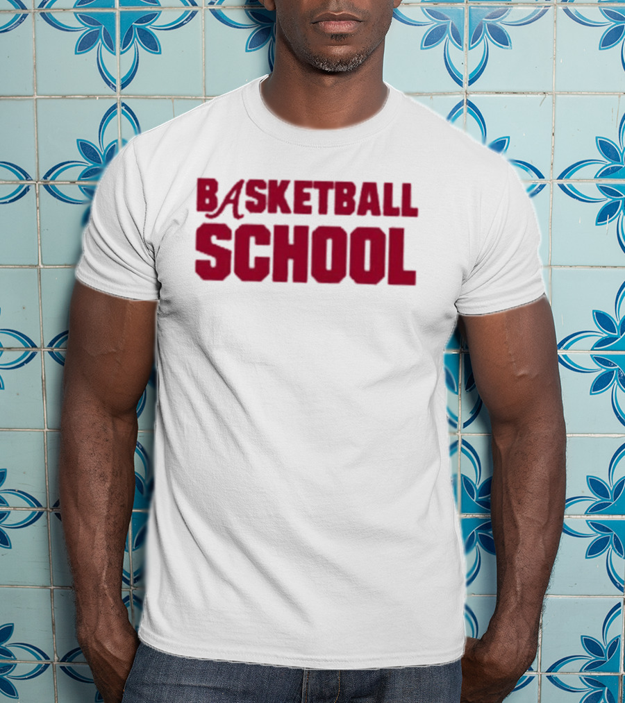 Alabama Crimson Tide Basketball School Basketball School T-Shirt