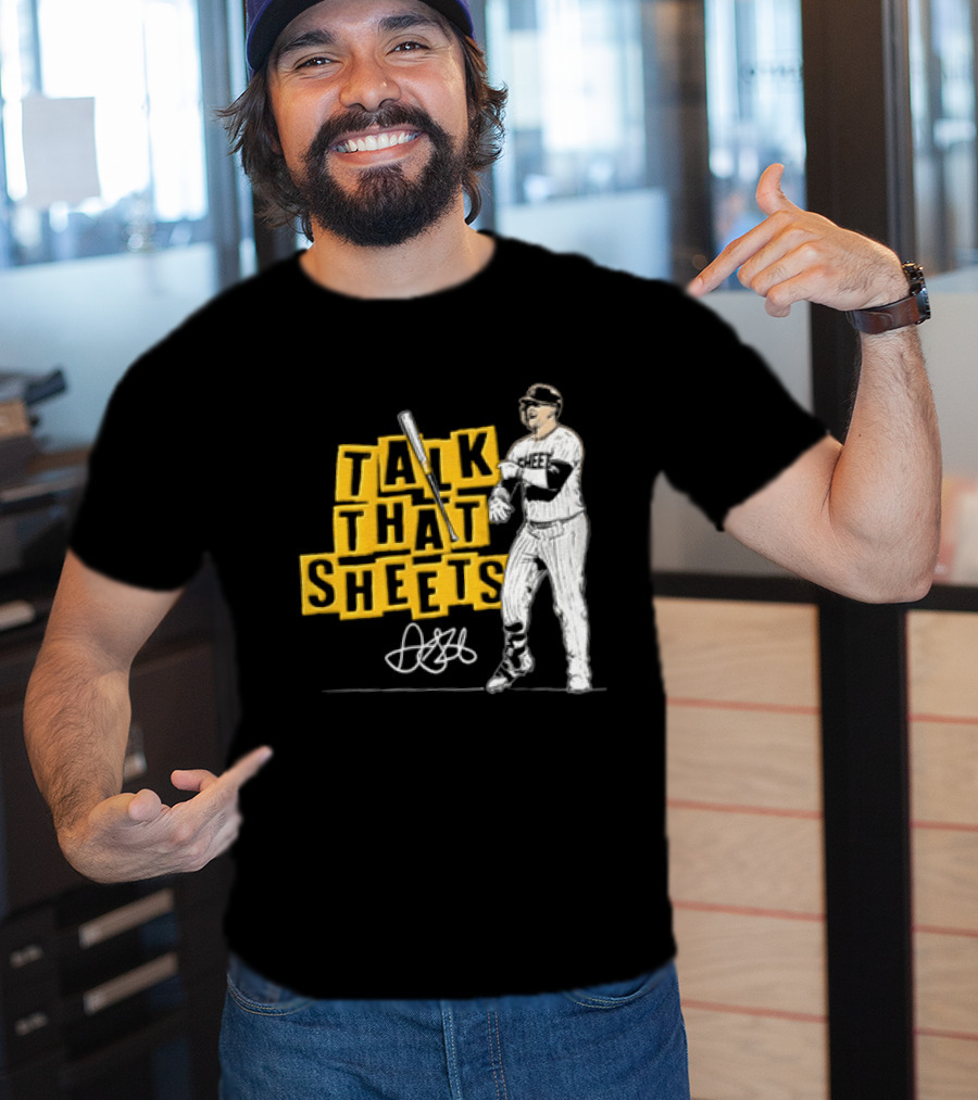 San Diego Padres Fernando Tatis Jr Talk That Sheets Baseball Player Batting Pose 23 T-Shirt