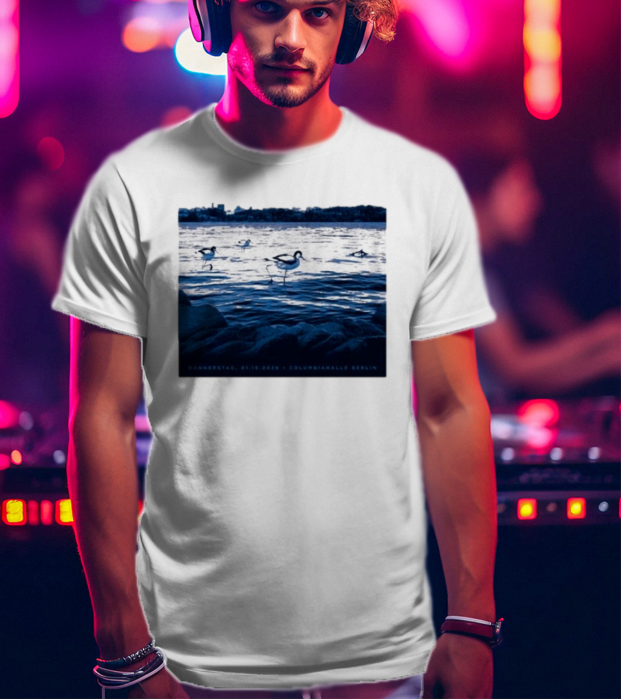 Donnerstag 01.10.2026 Columbiahhalle Berlin Death Cab For Cutie Birds By Water T-Shirt