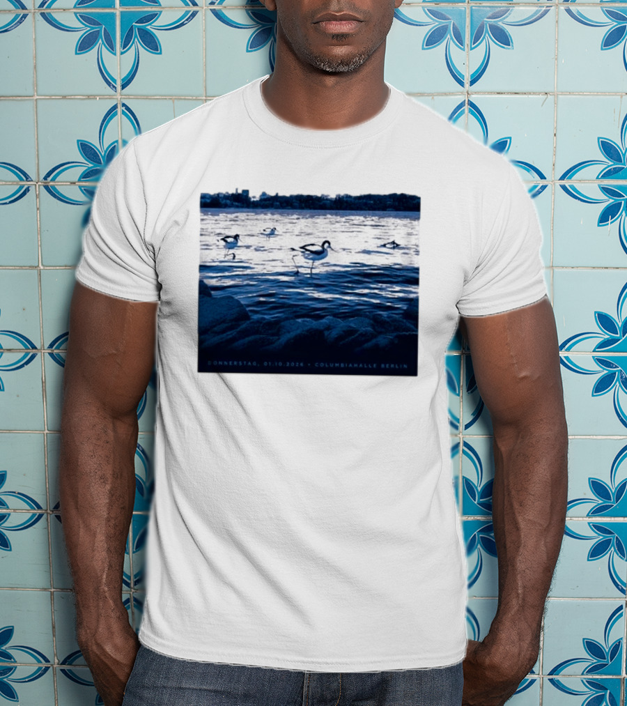 Donnerstag 01.10.2026 Columbiahhalle Berlin Death Cab For Cutie Birds By Water T-Shirt