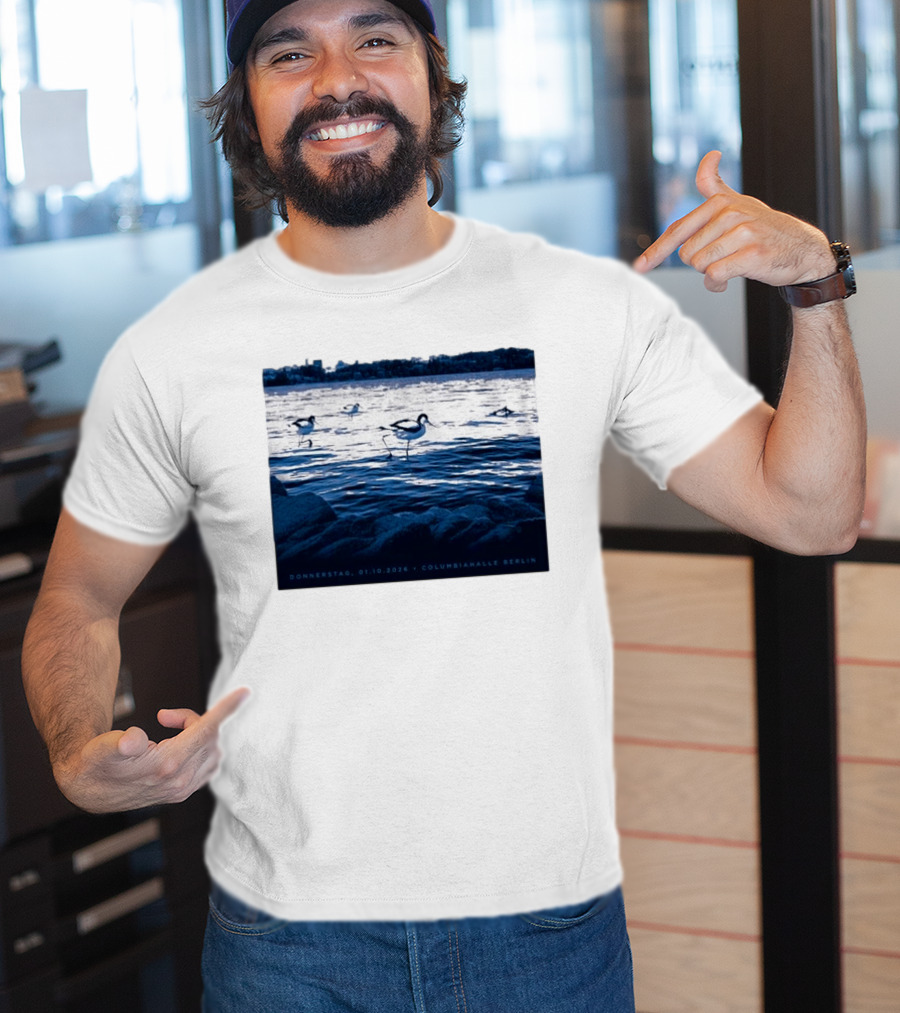 Donnerstag 01.10.2026 Columbiahhalle Berlin Death Cab For Cutie Birds By Water T-Shirt