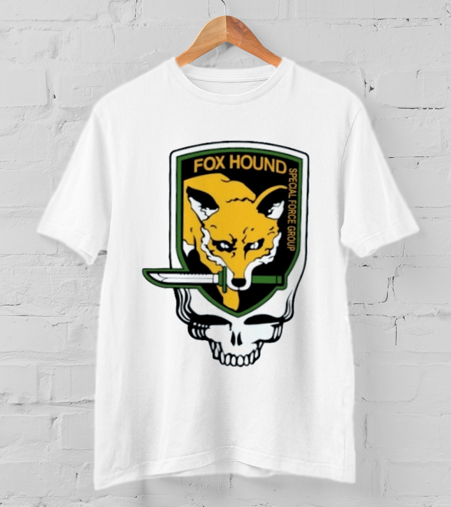 Fox Hound Special Force Group Grateful Dead Steal Your Face Patch T-Shirt