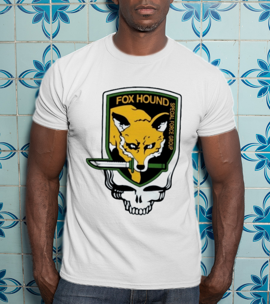 Fox Hound Special Force Group Grateful Dead Steal Your Face Patch T-Shirt