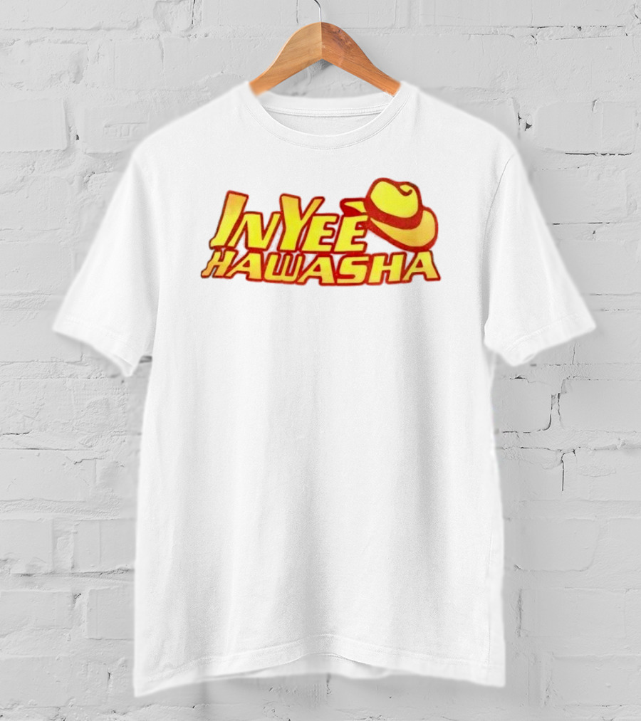 Inyee Hawasha Yellow Red Cowboy Hat T-Shirt