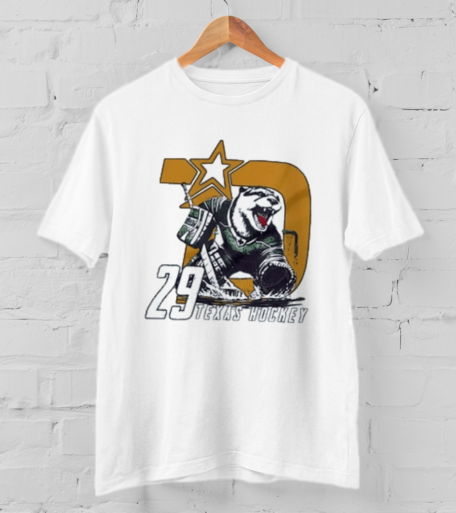 Texas Hockey Otter 29 Dallas Stars T-Shirt
