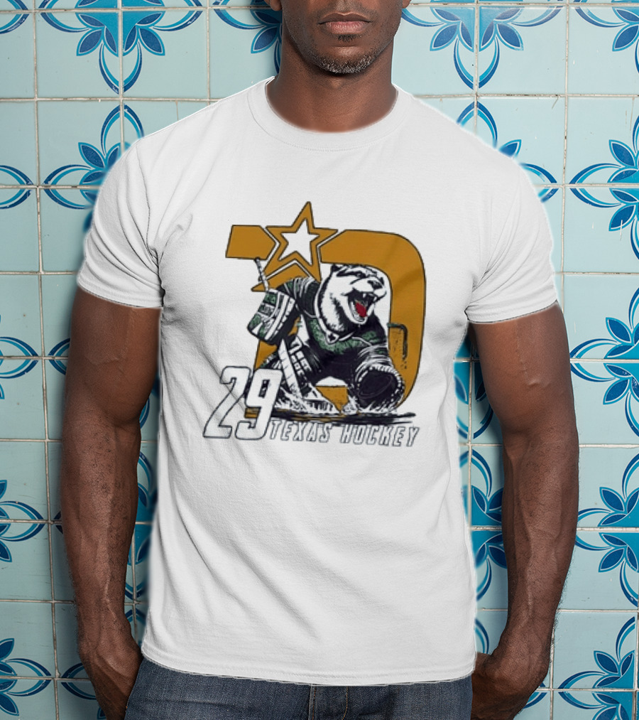 Texas Hockey Otter 29 Dallas Stars T-Shirt