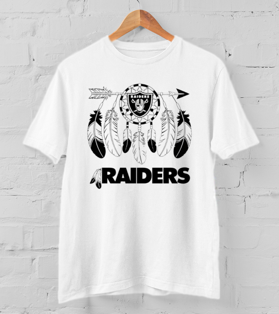 Las Vegas Raiders Dreamcatcher Feather NFL Fan Merchandise T-Shirt