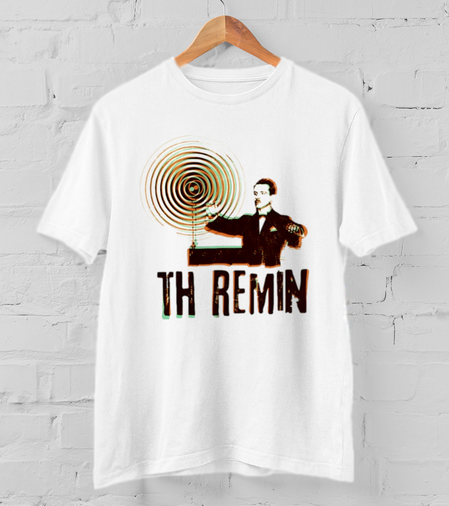 Theremin Electronic Music Leon Theremin Playing Instrument T-Shirt