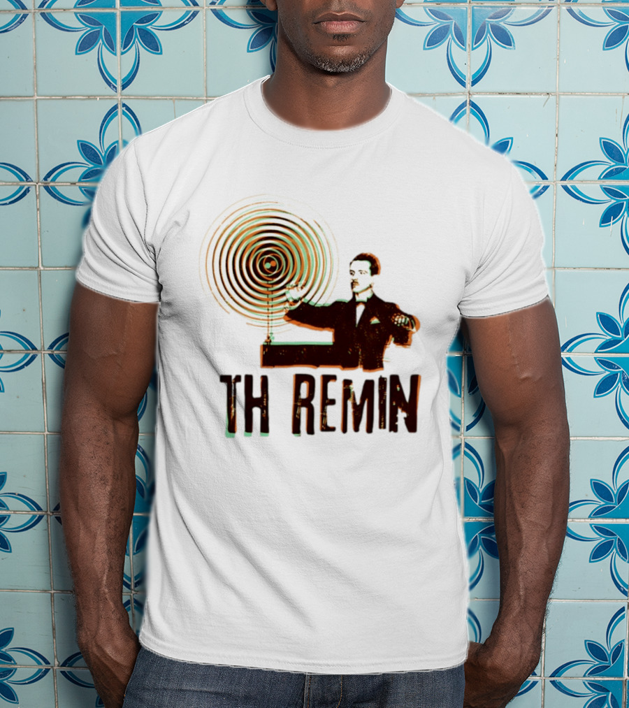 Theremin Electronic Music Leon Theremin Playing Instrument T-Shirt