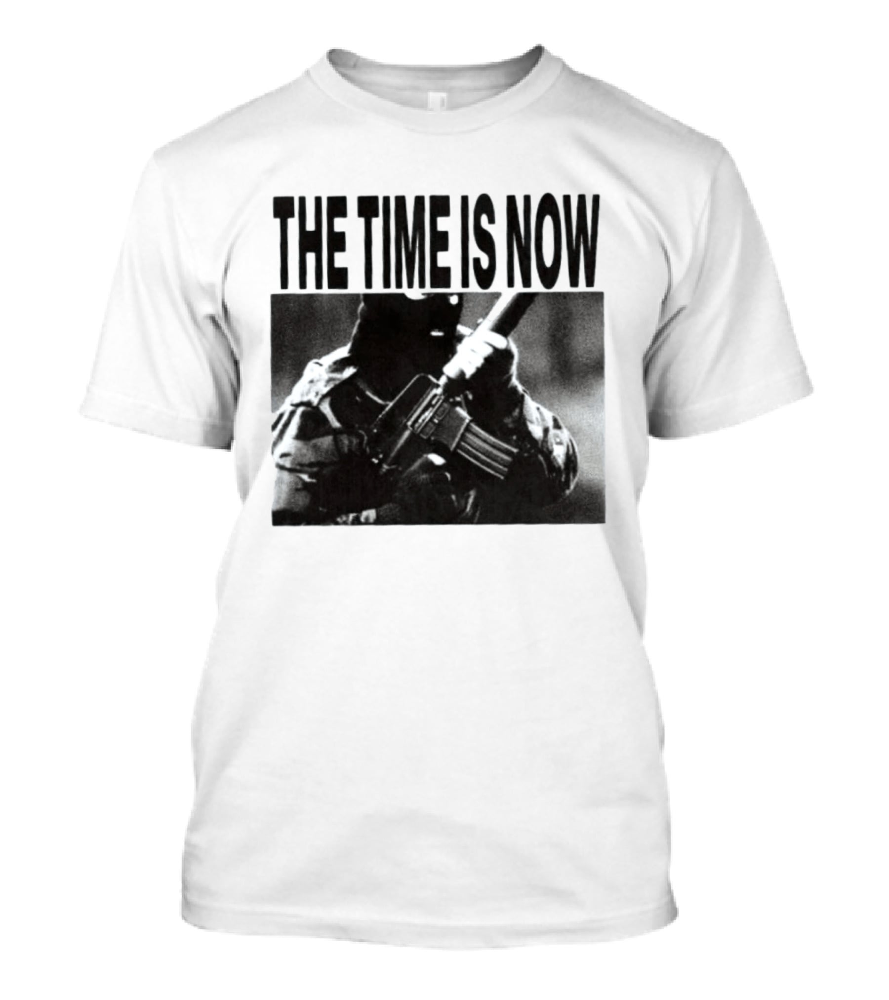 The Time Is Now Soldier Bootleg Military T-Shirt