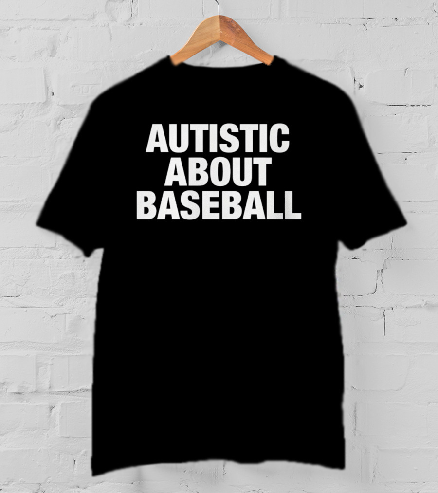 Autistic About Baseball Autism Awareness Promotion T-Shirt