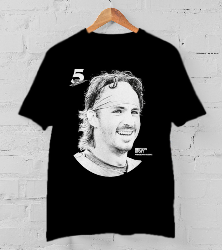 Philadelphia Baseball Bryson Stott 5 Halftone T-Shirt
