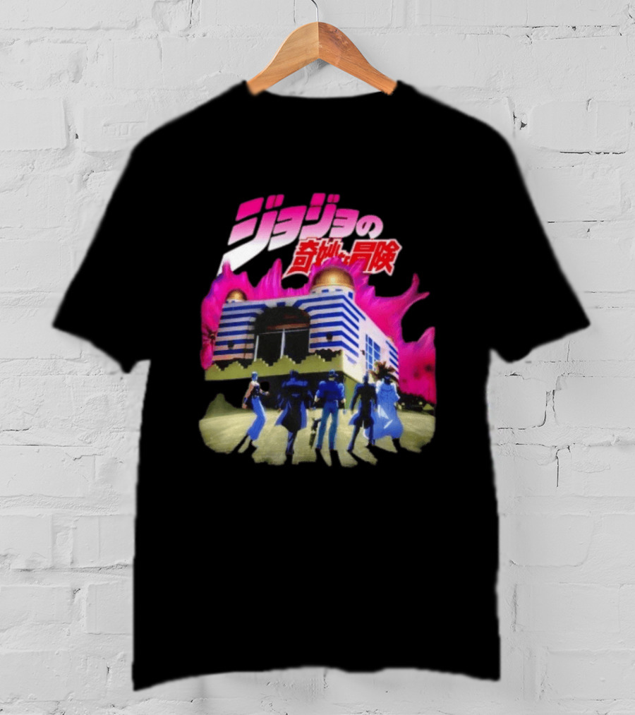 JoJo's Bizarre Adventure Stardust Crusaders Dio's Mansion Kanji T-Shirt