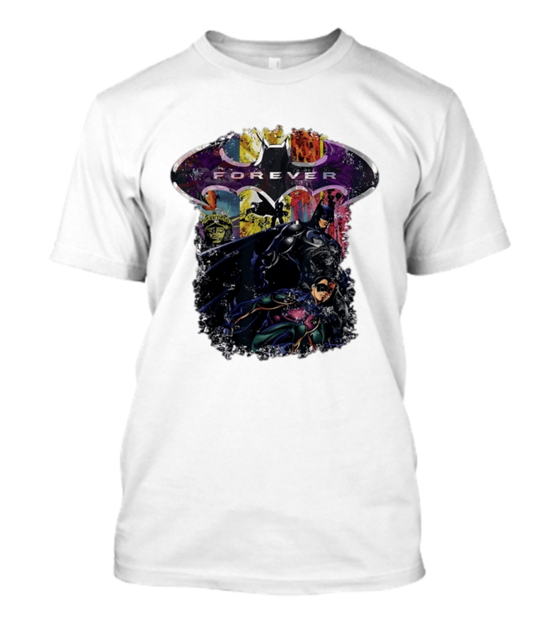 Batman Forever Gotham Robin DC Comics Superhero Action Adventure T-Shirt