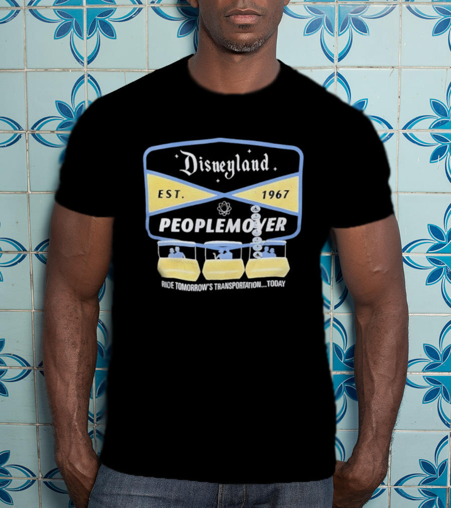 Disneyland PeopleMover EST 1967 Ride Tomorrow's Transportation Today T-Shirt