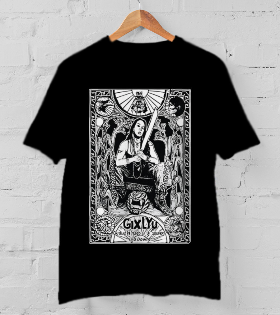 Lila Downs Gixlyu Cambias Mi Mundo En Un Segundo Aztec Warrior T-Shirt