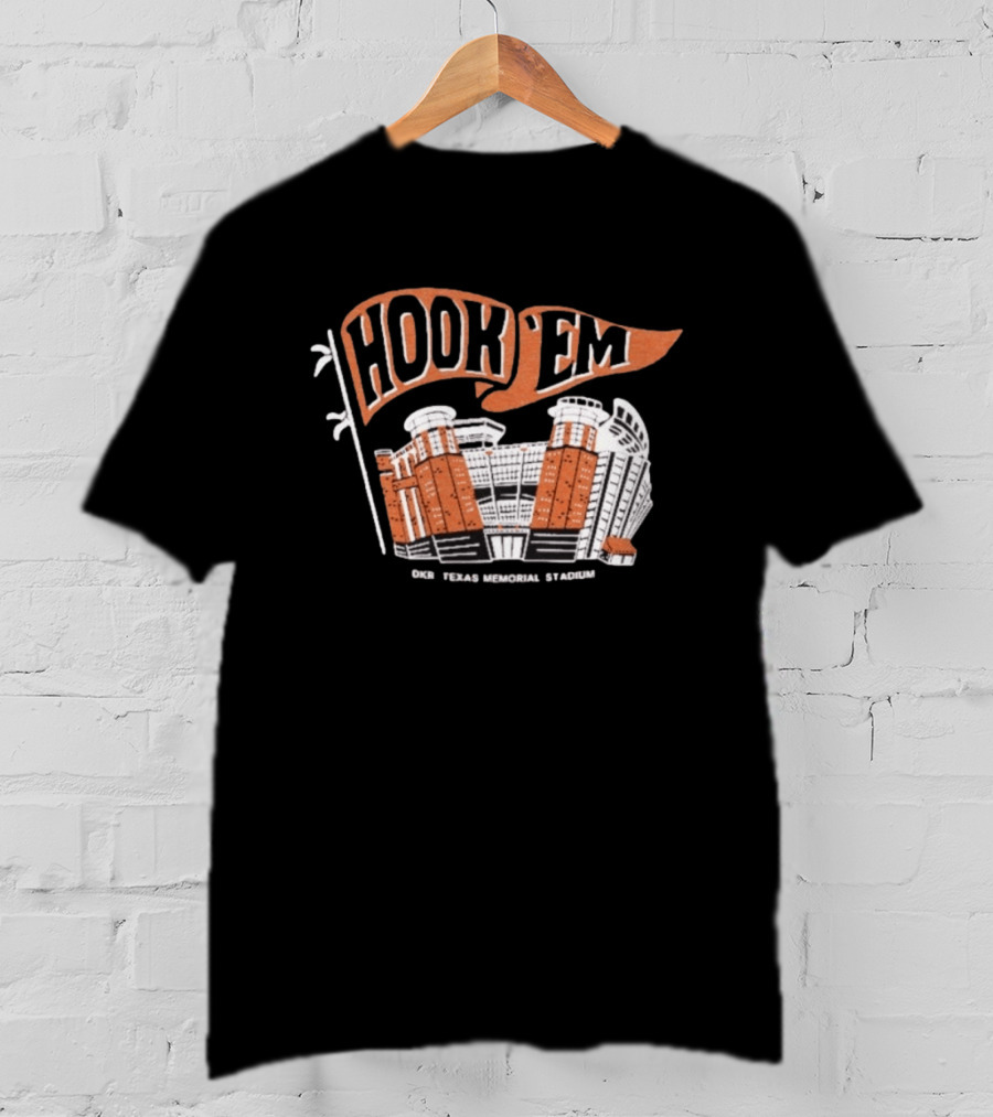 Hook 'Em DKR Texas Memorial Stadium Flag T-Shirt
