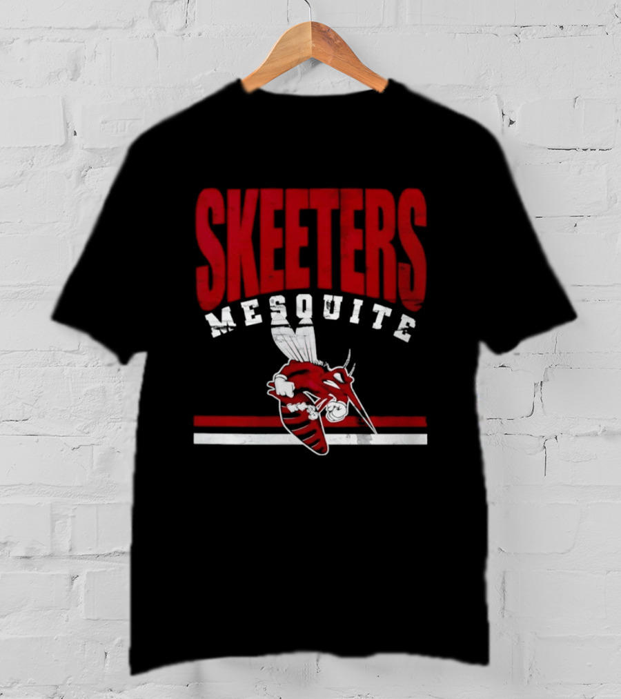 Mesquite Skeeters Distressed Baseball Texas T-Shirt