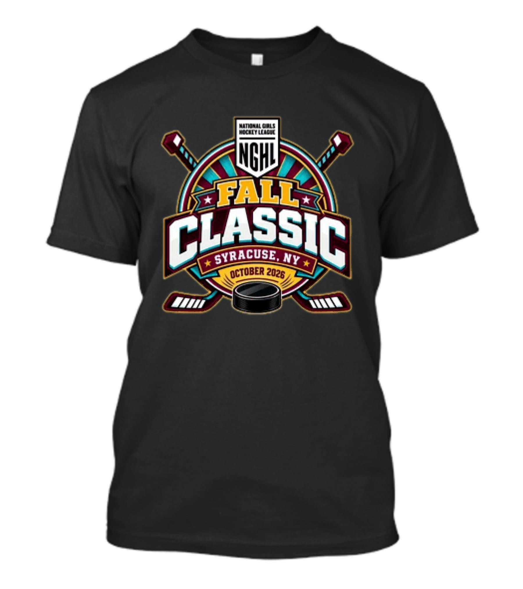 National Girls Hockey League Fall Classic Syracuse NY October 2026 T-Shirt