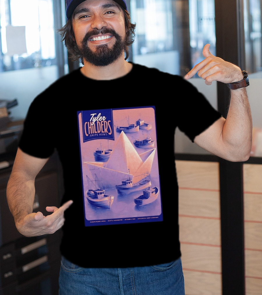 Tyler Childers Snipe Hunt Climate Pledge Arena Seattle Washington October 3 2026 With Special Guest Vermescal T-Shirt