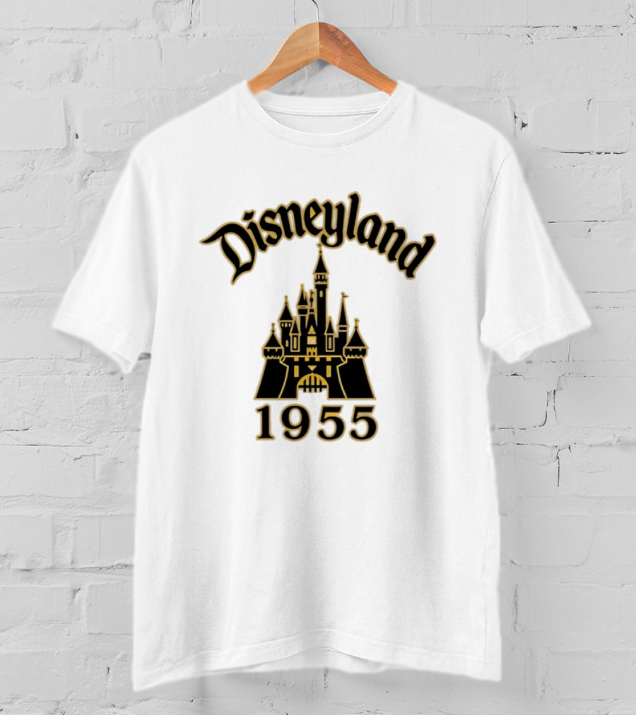 Disneyland 1955 Castle Walt Disney Classic Magic Kingdom T-Shirt