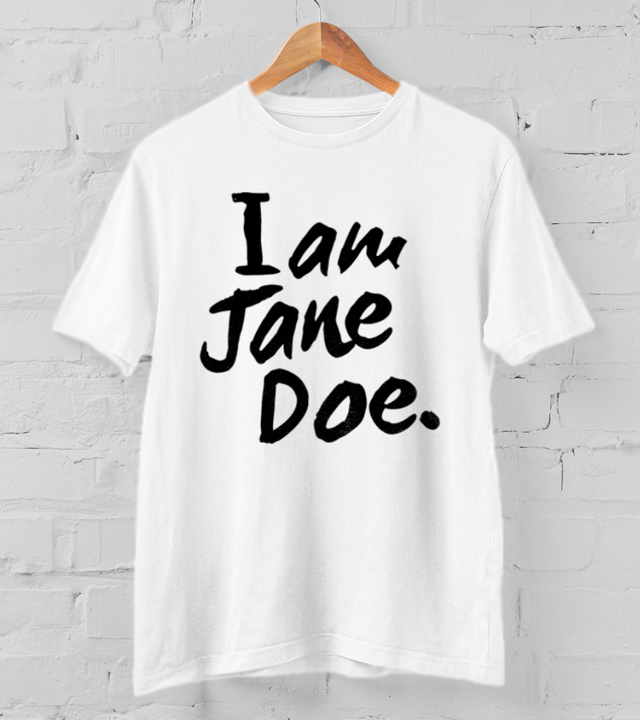 I Am Jane Doe SA Female Rage T-Shirt