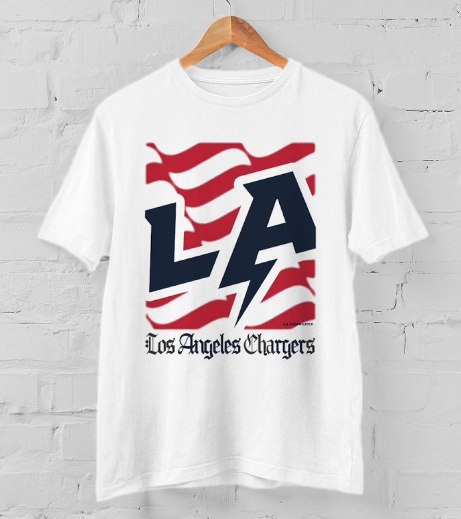 Los Angeles Chargers LA Football Bold Team Spirit T-Shirt