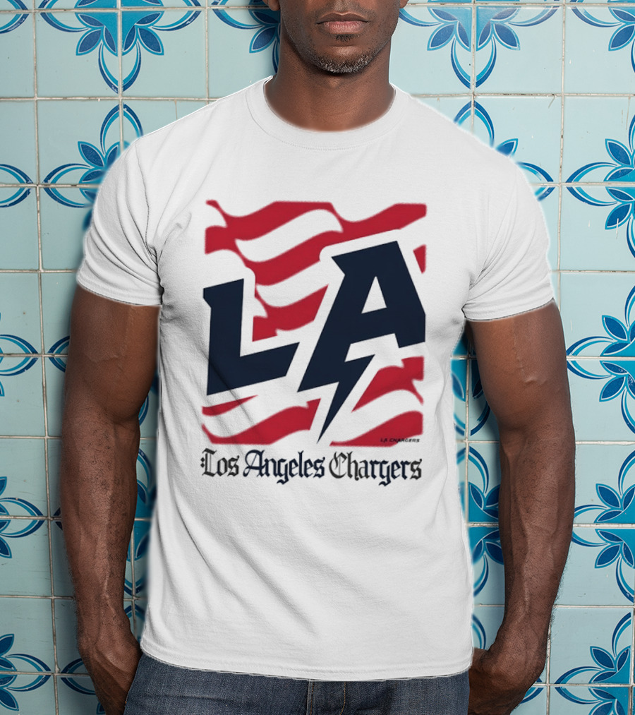 Los Angeles Chargers LA Football Bold Team Spirit T-Shirt