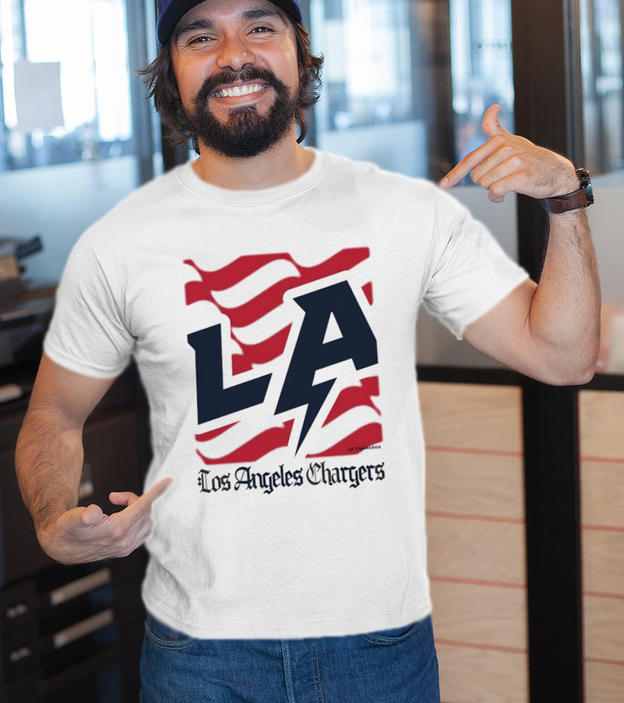 Los Angeles Chargers LA Football Bold Team Spirit T-Shirt