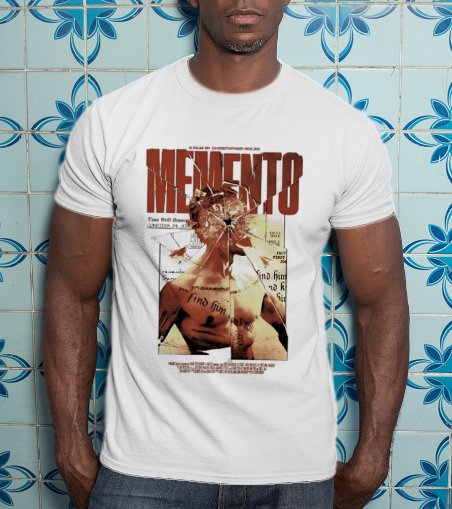 Memento Christopher Nolan Guy Pearce Crime Thriller T-Shirt
